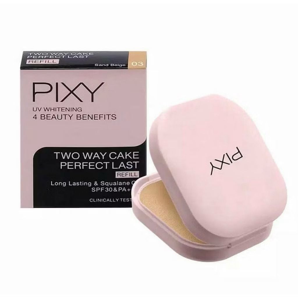 Pixy UV Whitening Two Way Cake Perfect Last Refill/ Bedak Refil TWC Pixy UV