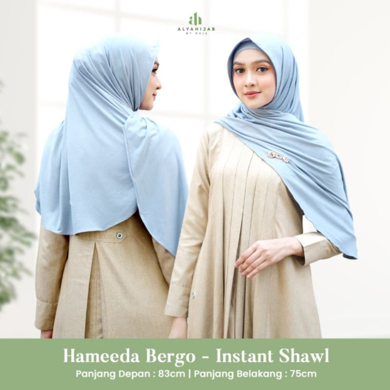 Hameeda Bergo Instan Shawl by Alya Hijab by Naja, Pasmina Instan by Alya Hijab by Naja