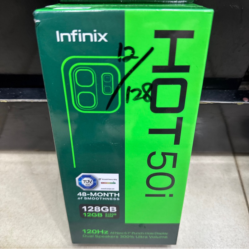 infinix hot 50i ram 6+6 internal 128GB garansi resmi 1 TAHUN hp game
