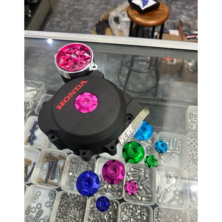 KODE F33K TUTUP MAGNET ALL HONDA CNC ALMUNIUM TUTUP MAGNET MEGAPRO CB GL MP TIGER MAGNET SUPRA KHARI