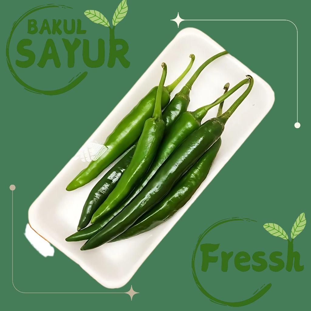 

Cabe Hijau Besar 100gr Fresh