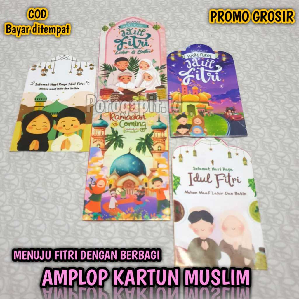

Amplop Lebaran angpau angpo Atm Snack Lucu Viral 2025 Trend Terlaris Glossy Art Paper 1pak isi 10lbr