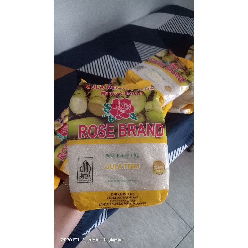 

Gula Tebu Rose Brand Berat Asli 1 Kg