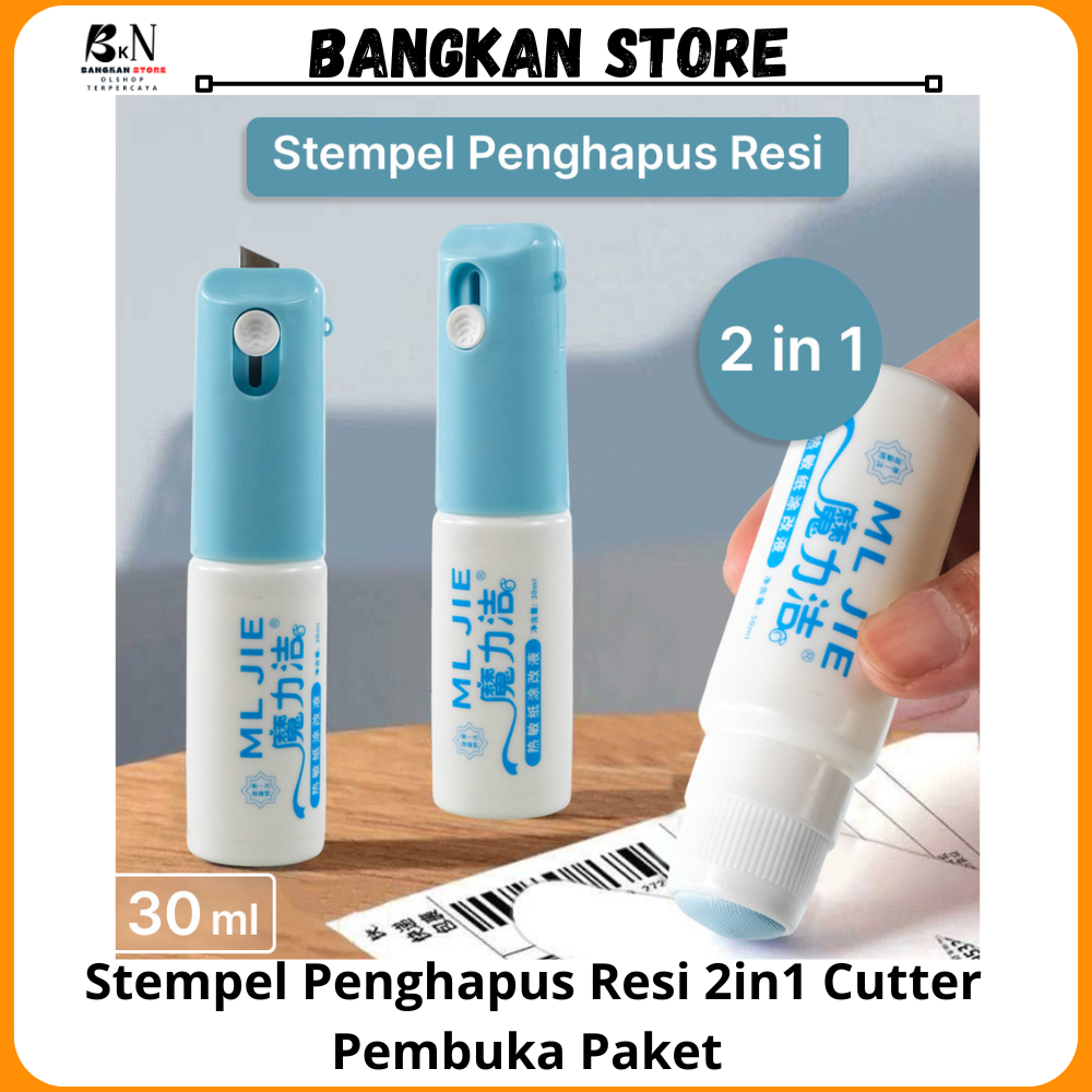 

Stempel Penghapus Resi 2in1 Cutter Pembuka Paket - ML-2
