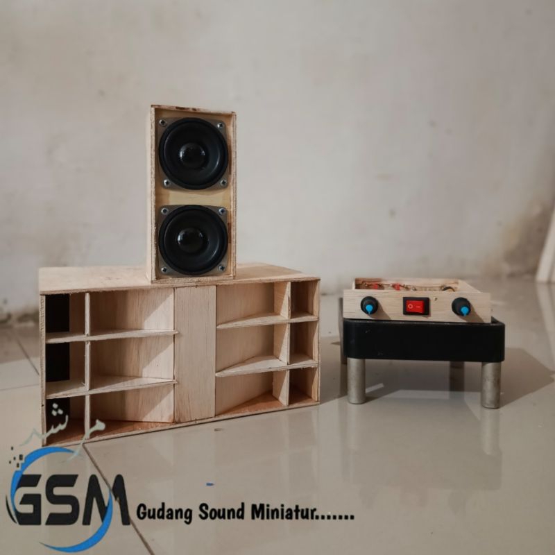 paket hemat sound sistem miniatur siapbunyi bok radiator 3inch