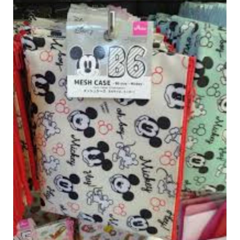

Mesh Case Mickey Mouse for B6 size