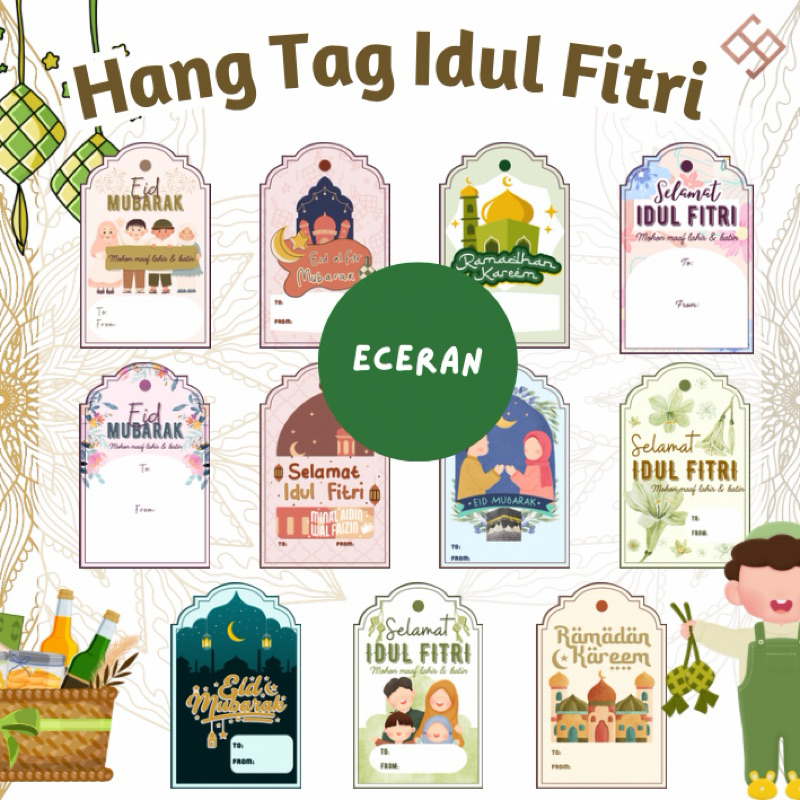 

[Free rantai] Hang tag Idul Fitri Lebaran