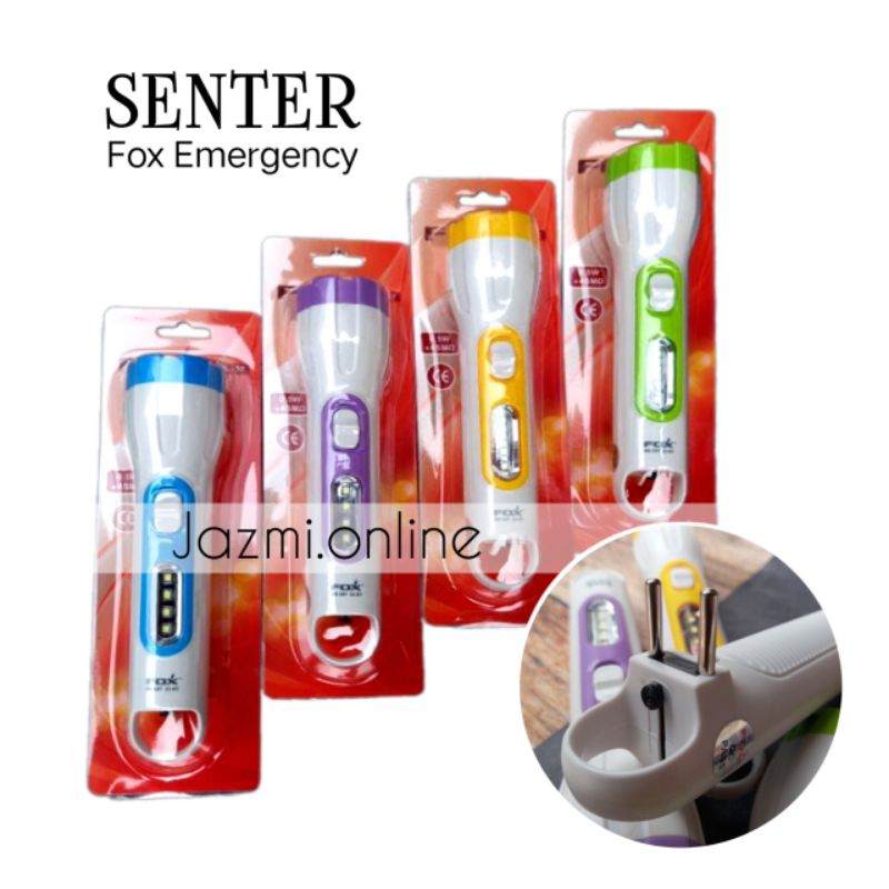 SENTER FOX | Senter Lampu Emergency Terang