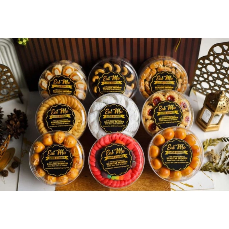 

READY Aneka Kue Kering Lebaran Premium Murah | Cookies Lebaran | Nastar Kastengel Lidah Kucing Murah