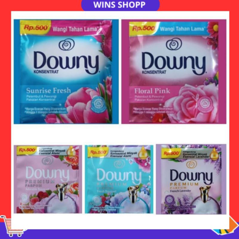 DOWNY PELEMBUT DAN PEWANGI PAKAIAN SOFTENER RENCENGAN
