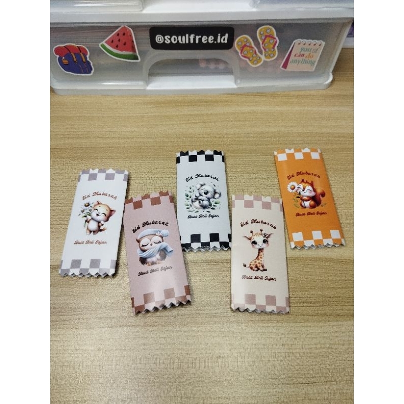 

Amplop Lebaran Candy / amplop idul fitri / animal cute series / angpao idul fitri
