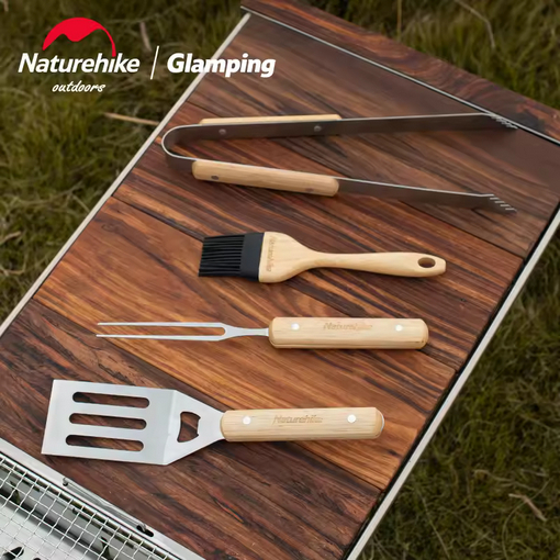 NATUREHIKE NH20SK007 ALAT PANGGANG CAMPING 4PCS