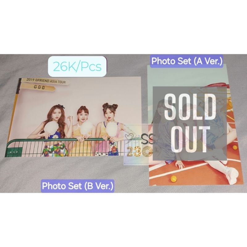 2019 Asia Tour Go Go GFRIEND Official Merchandise (Photo Set: A Ver. or B Ver.)