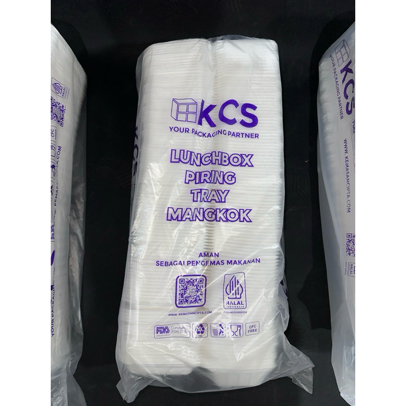 Instant- Styrofoam Nasi Bubur KCS 02 - isi 100 - pengiriman max (2pcs)