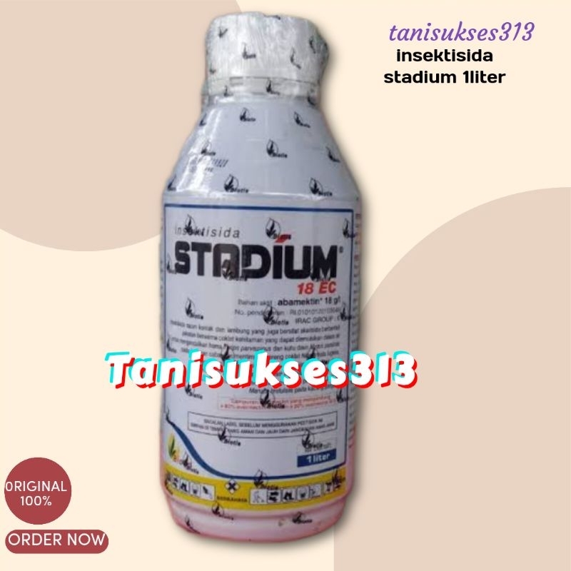 insektisida stadium 1liter racun hama ulat dan kutu tanaman
