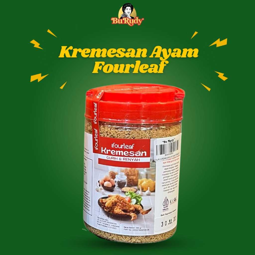 

Fourleaf Kremesan Ayam Gurih dan Renyah Kemasan 300gr