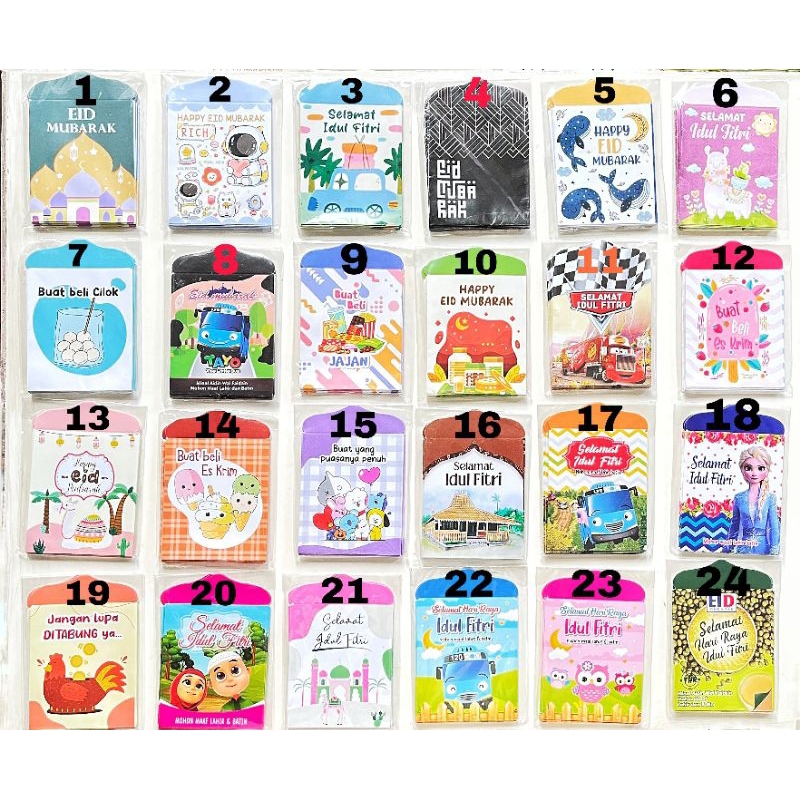 

Amplop Lebaran 2025 Motif Kecil
