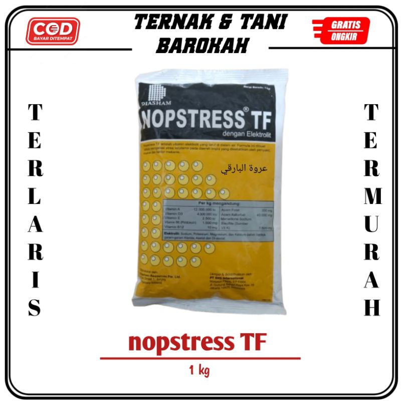 Nopstress TF Tropical Formula 1 Kg Kuning Vitamin Elektrolit Untuk Hewan 1KG