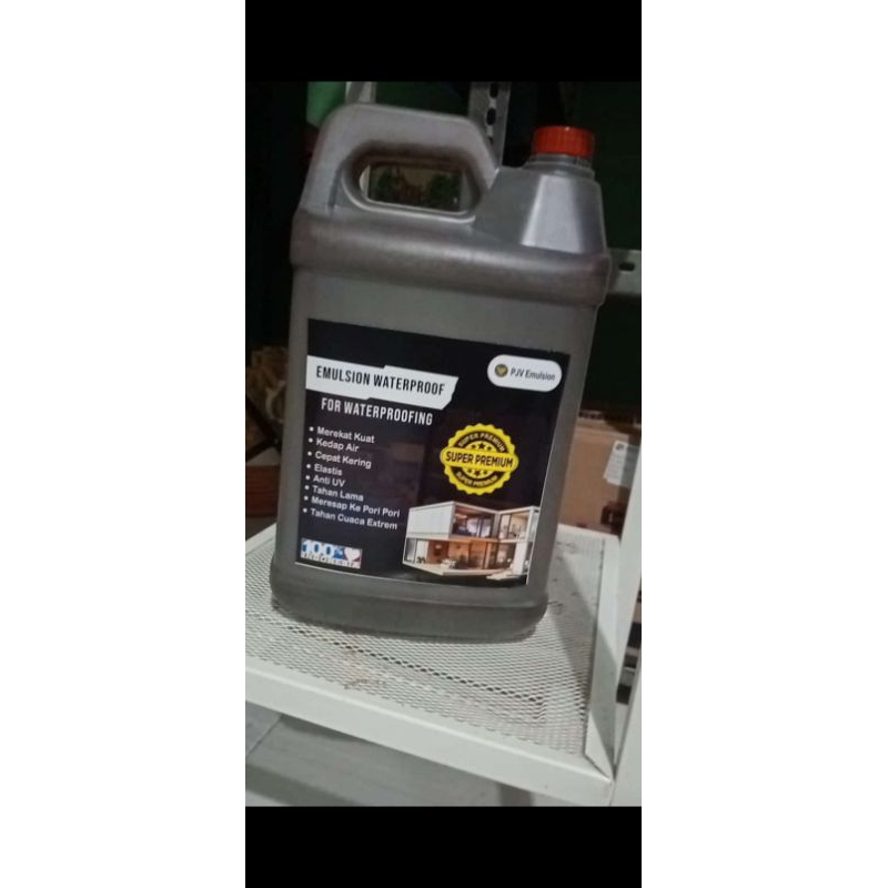 Waterproof Asphalt Emultion 5Kg// CAT PELAPIS ANTI BOCOR