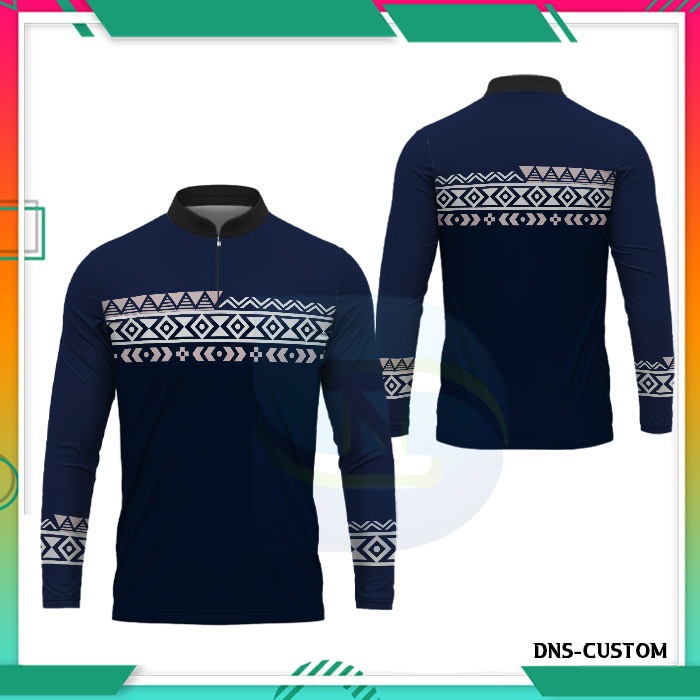 Baju Koko Jersey Muslim - Kaos Pria Dewasa Premium Kekinian Model Atasan Kerah Shanghai