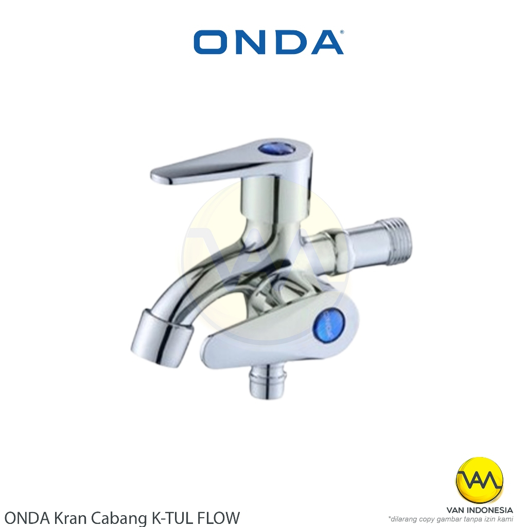 ONDA Kran Air Kran Cabang 2 K-TUL K-SUS 1/2" Kran Shower Keran Air Kamar Mandi Anti Bocor