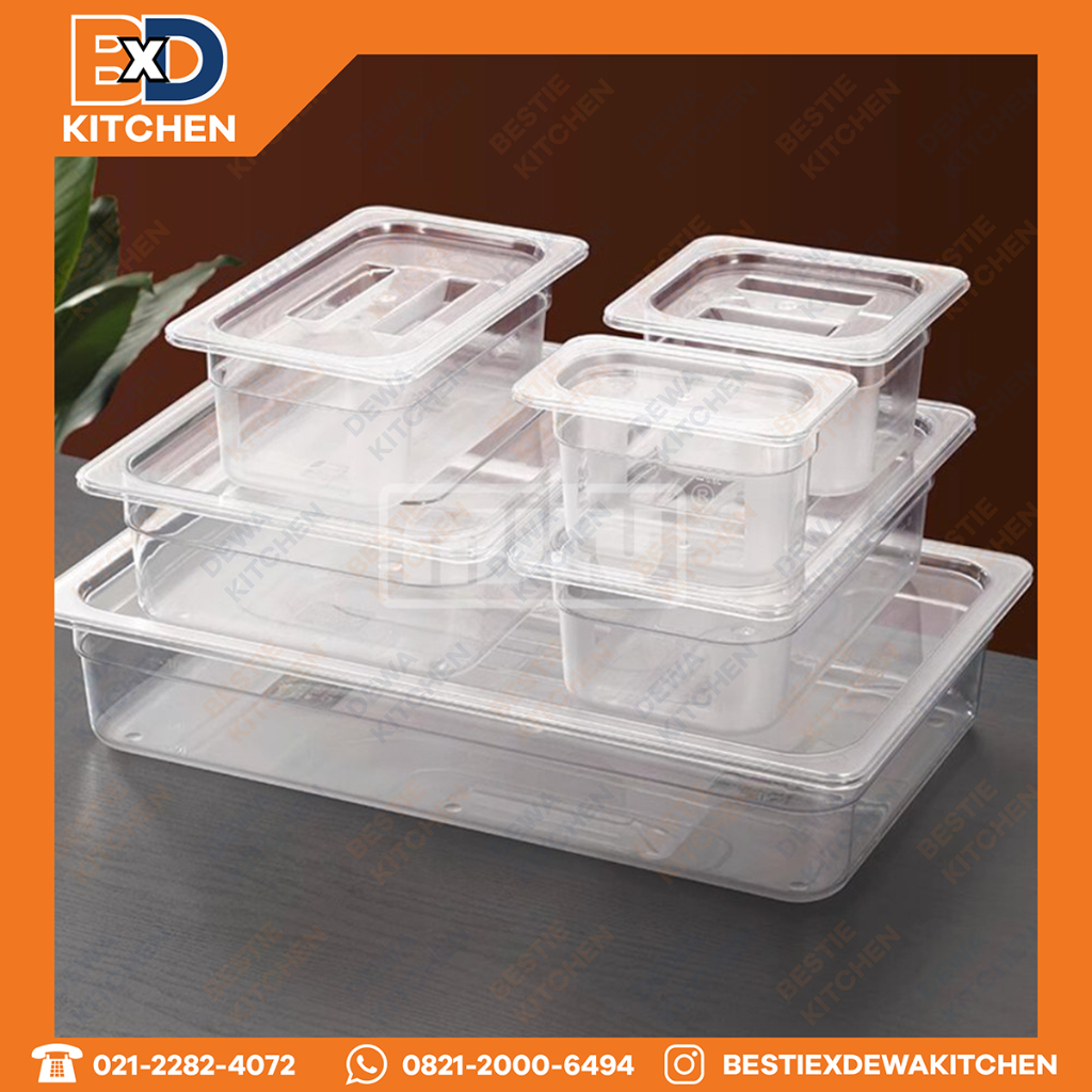 Food Pan Stock Pan Gastronom Polycarbonate 1/2