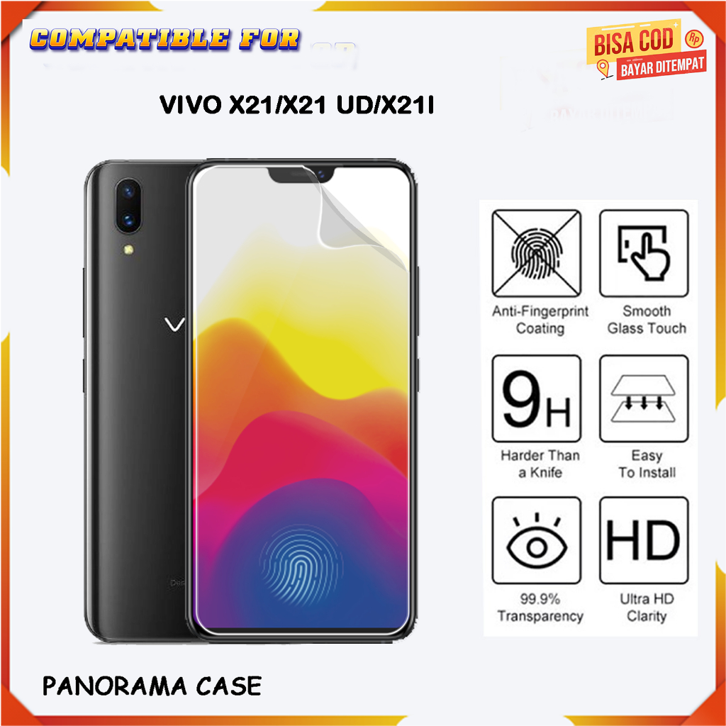 Anti Gores Hydrogel VIVO  X21 X21 UD X21I Pelindung Layar Full Cover Premium