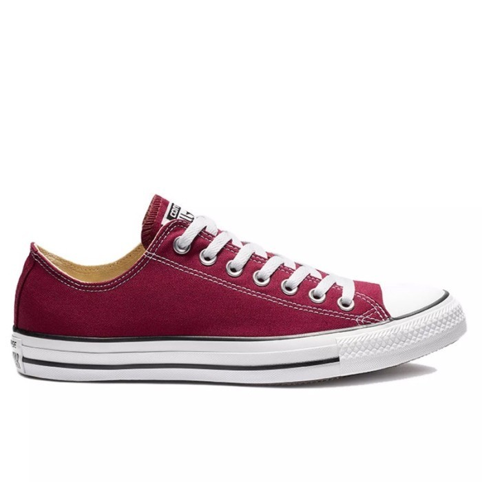 Sepatu Sneakers Casual Pria Converse Chuck Taylor Allstar Canvas Maroon Ox M9691C