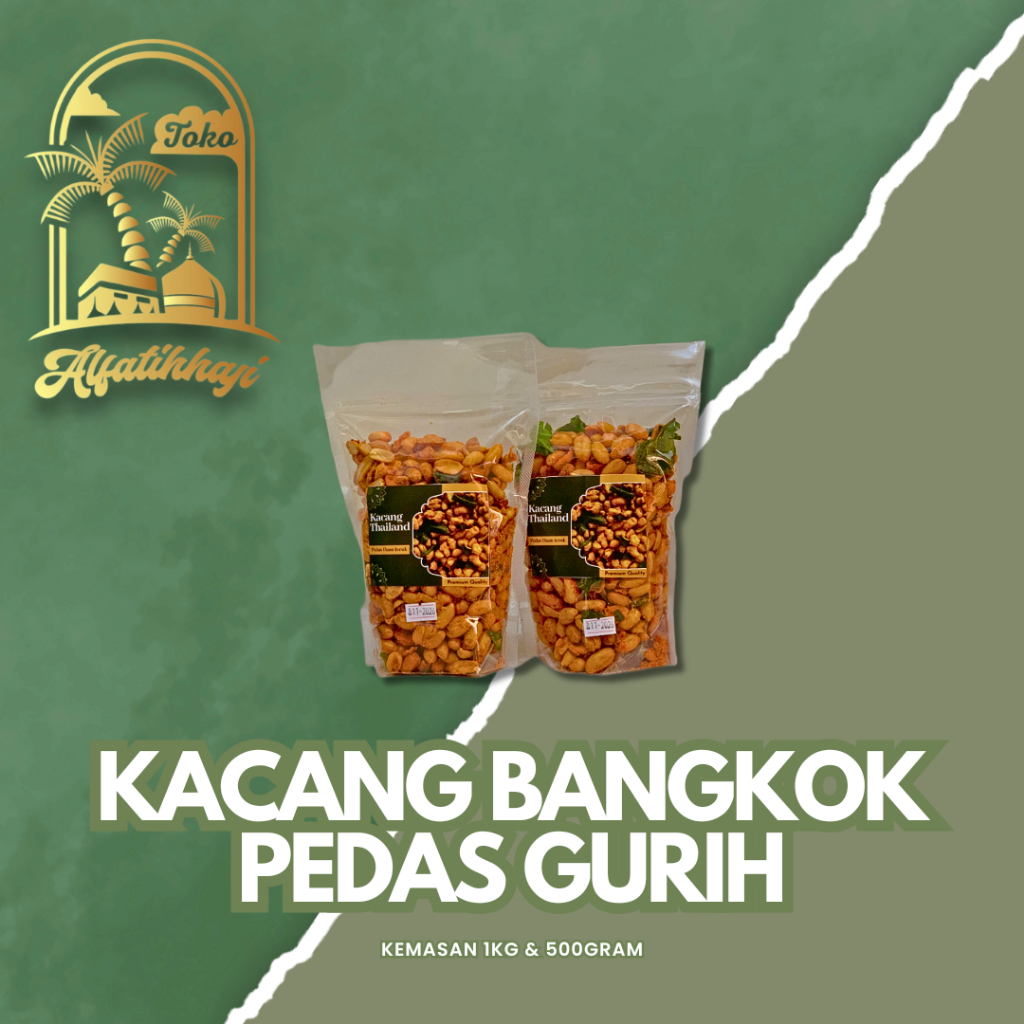 

Kacang Bangkok Thailand Daum Jeruk Gurih Pedas