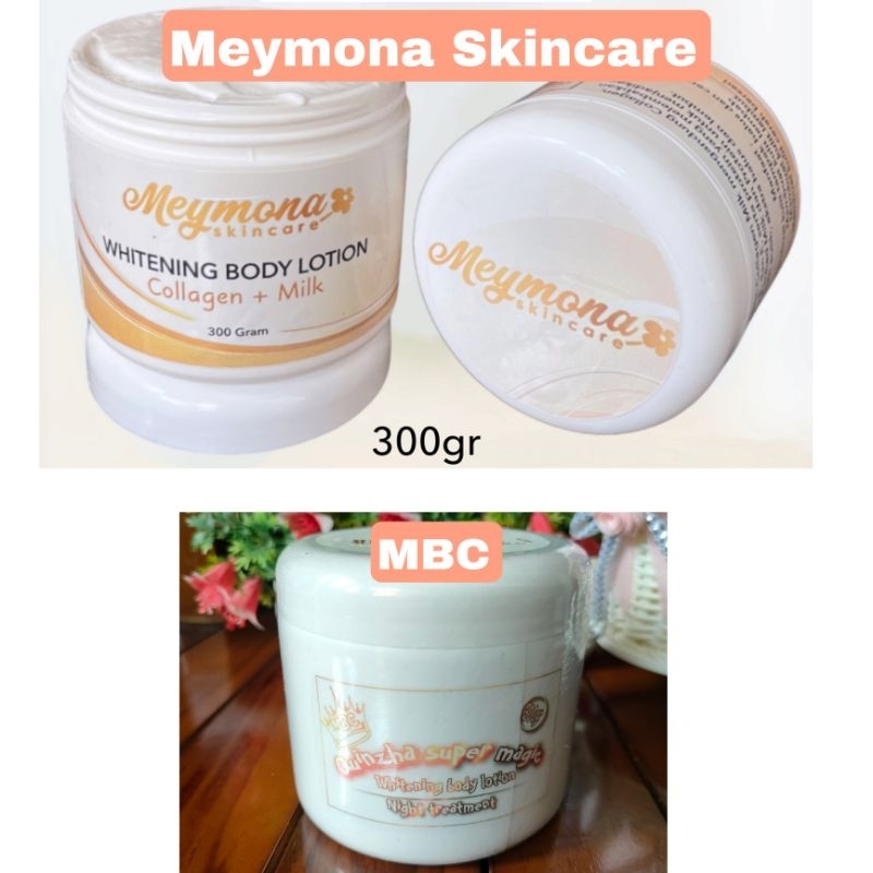 HB Quinzha MBC dan Whitening Body Lotion Collagen Milk Meymona