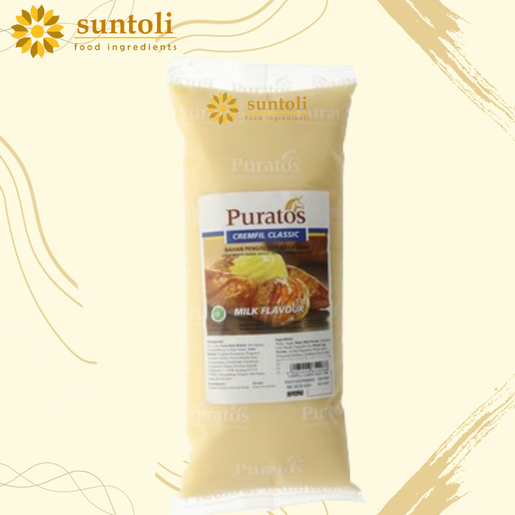 

PURATOS CREMFIL CLASSIC MILK / Filling Siap Pakai Rasa Susu - 1 kg