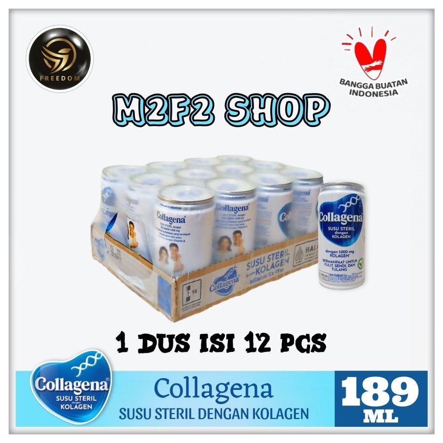 

Collagena Susu Sterilisasi Kolagen Unsweetened Rasa Original Kaleng - 189 ml (Kemasan Karton)