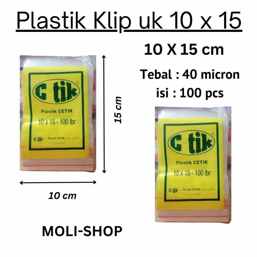 Kantong Plastik Klip Uk 10x15 cm, Plastik Zipper lock, plastik Obat