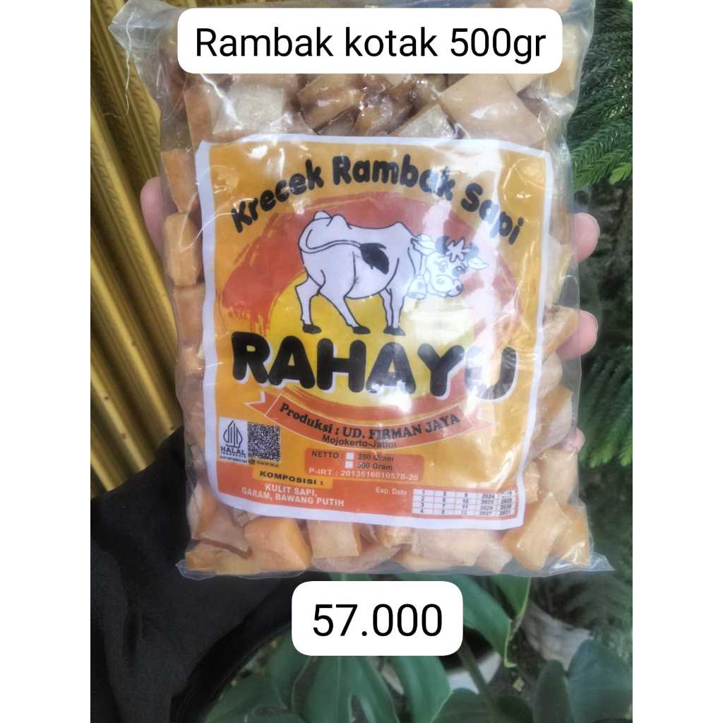 

Rambak - Kerupuk Mentah 250gr-500gr (Cara Check out Baca Deskripsi)