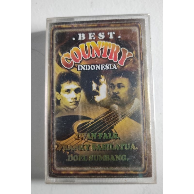 kaset pita best country indonesia"IWAN FALS,FRANKY SAHILATUA,DOEL SUMBANG"y