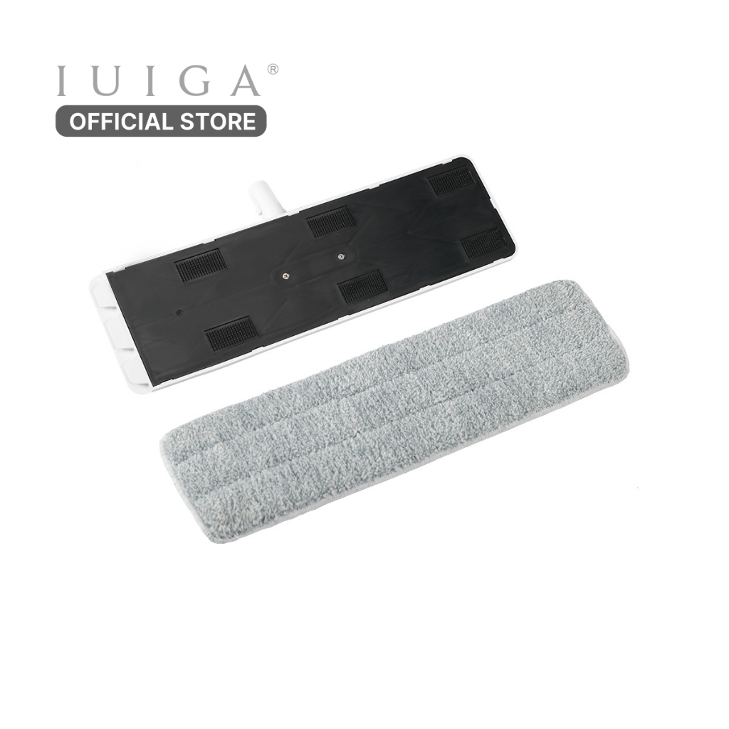 IUIGA Wet & Dry Microfiber Spray Mop Pad - Lap Pel Spray Mikrofiber Efektif untuk Debu & Kotoran di 