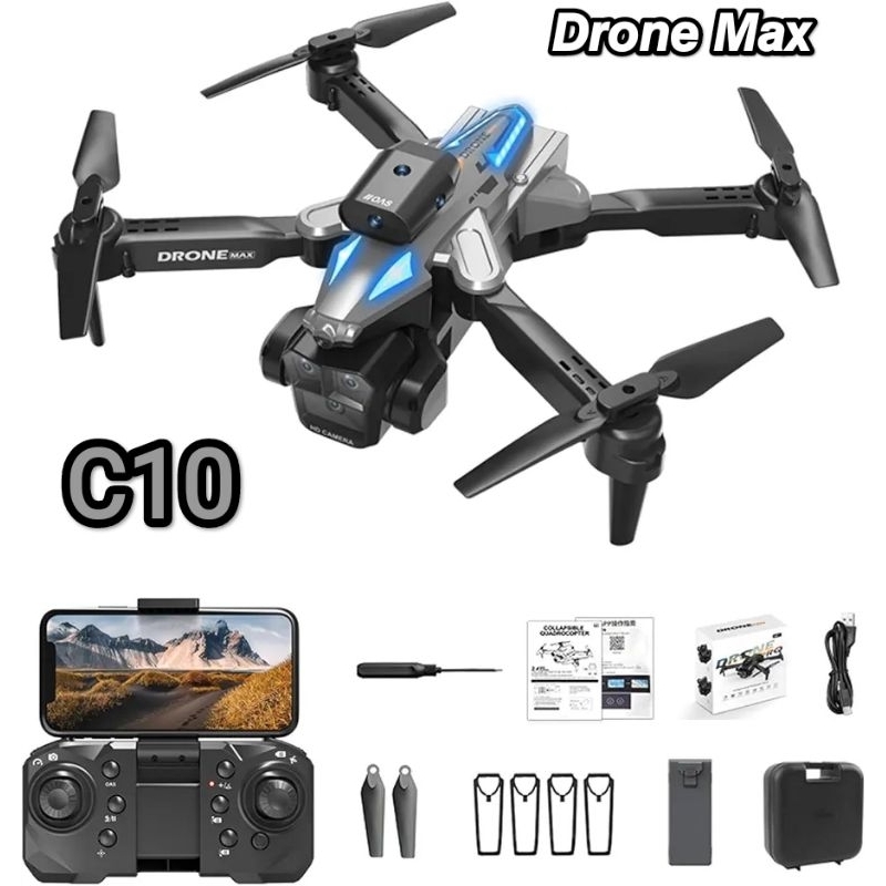 Drone Max C10 Kamera HD 4K Wifi FPV ESC Obstacle Avoidance