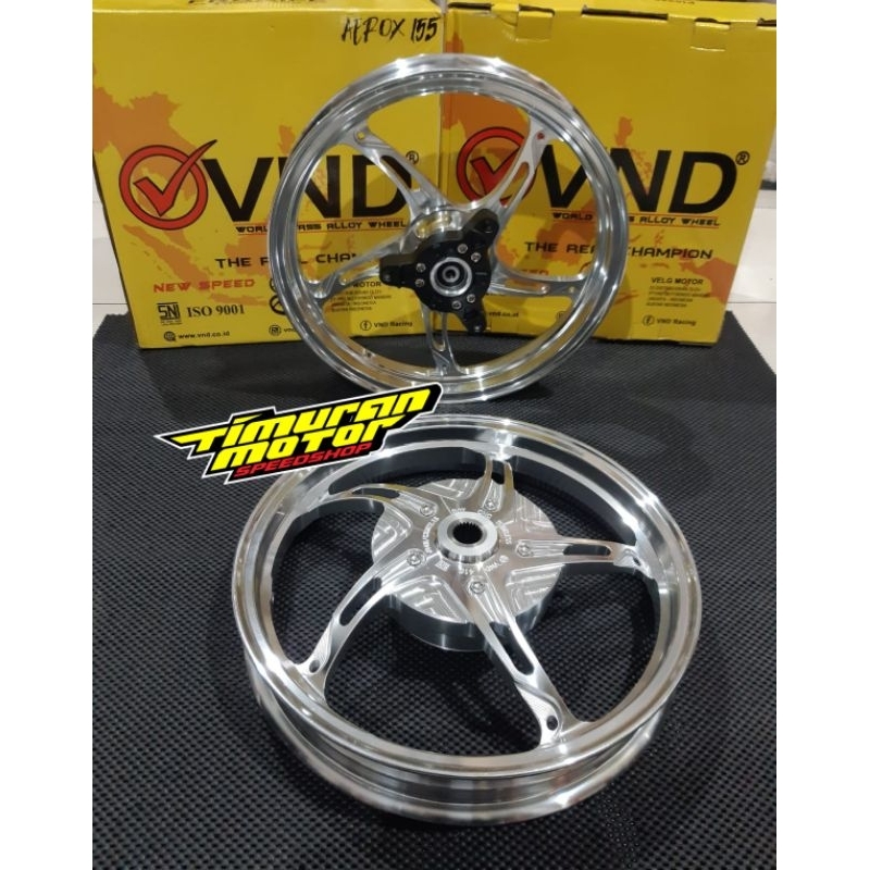 VELG VND NEW SPEED AEROX 185 215 R14 CHROME