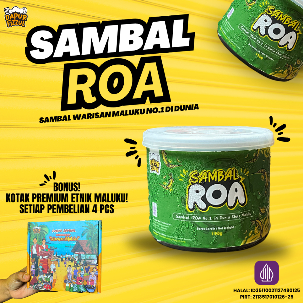 

Dapur Fizzul - Sambal Roa No. 1 di Dunia