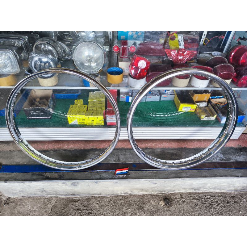 Velg ring 18 besi Crom hm Honda original win gl max