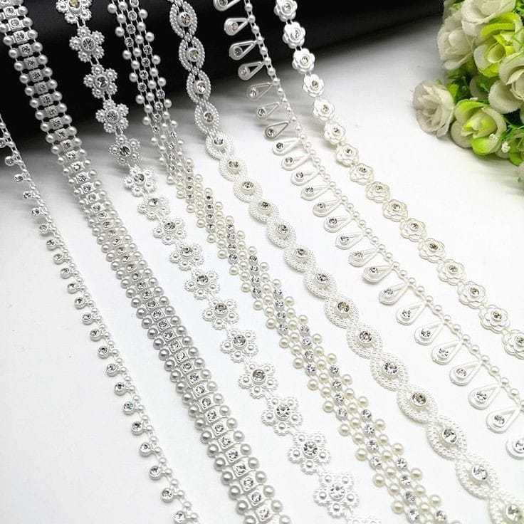 Drill Chain Diamond 1 yard 91cm / Diamond Chain String Per Yard / Diamond String Diamond Cangkang
