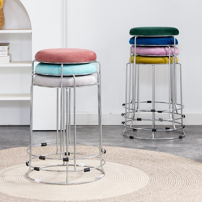 Shenar, Kursi Bakso bulat / Kursi duduk / Bangku cafe / kursi cafe bulat / kursi cafe besi / kursi o