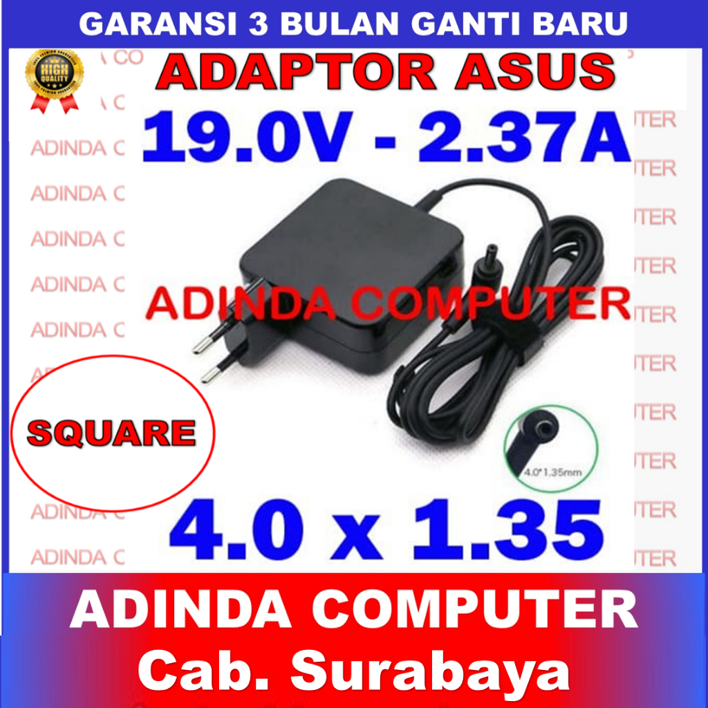 Adaptor Charger Asus Ultrabook UX31A-DB72 UX31A-1AR7 UX31A-R7202F ORI