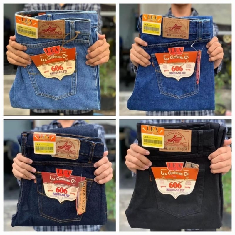 Celana Jeans Lea Original 100% Pria Asli