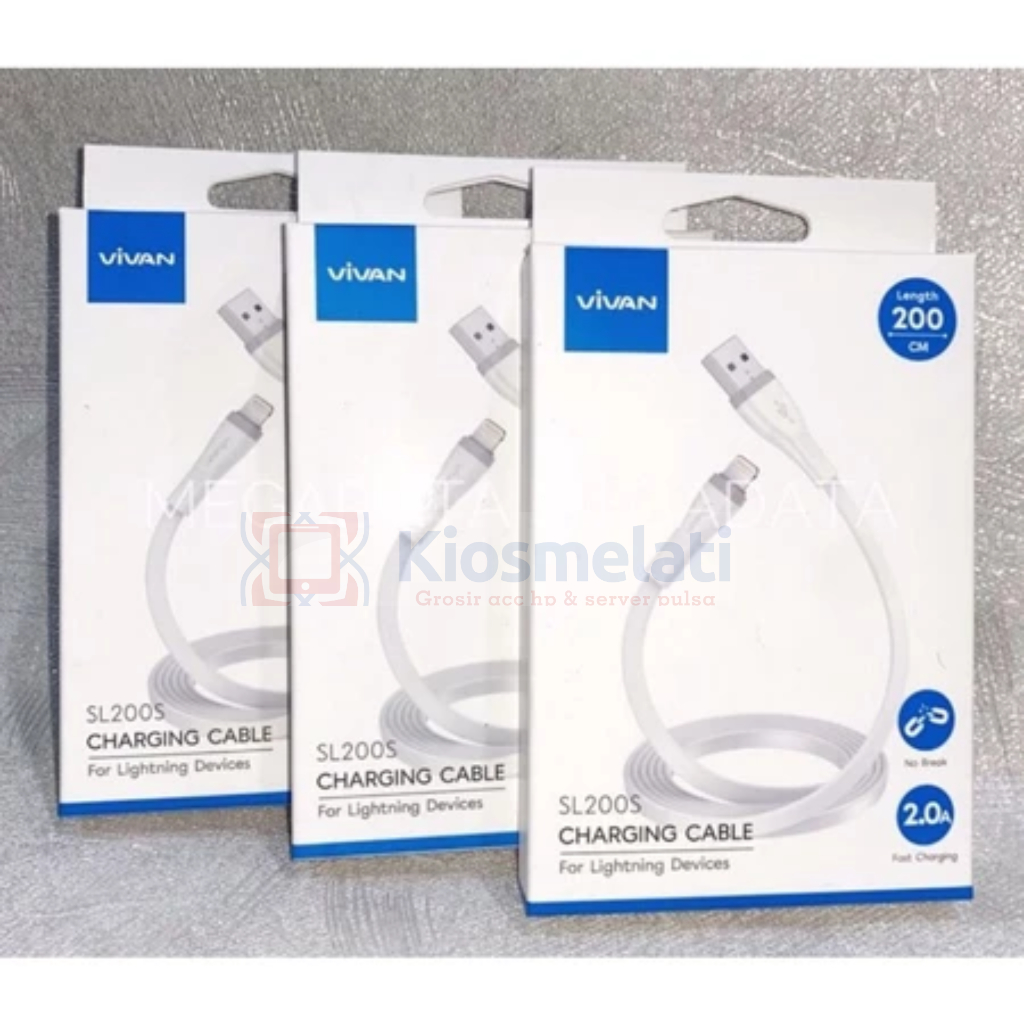 KABEL DATA LIGHTNING VIVAN SL200S
