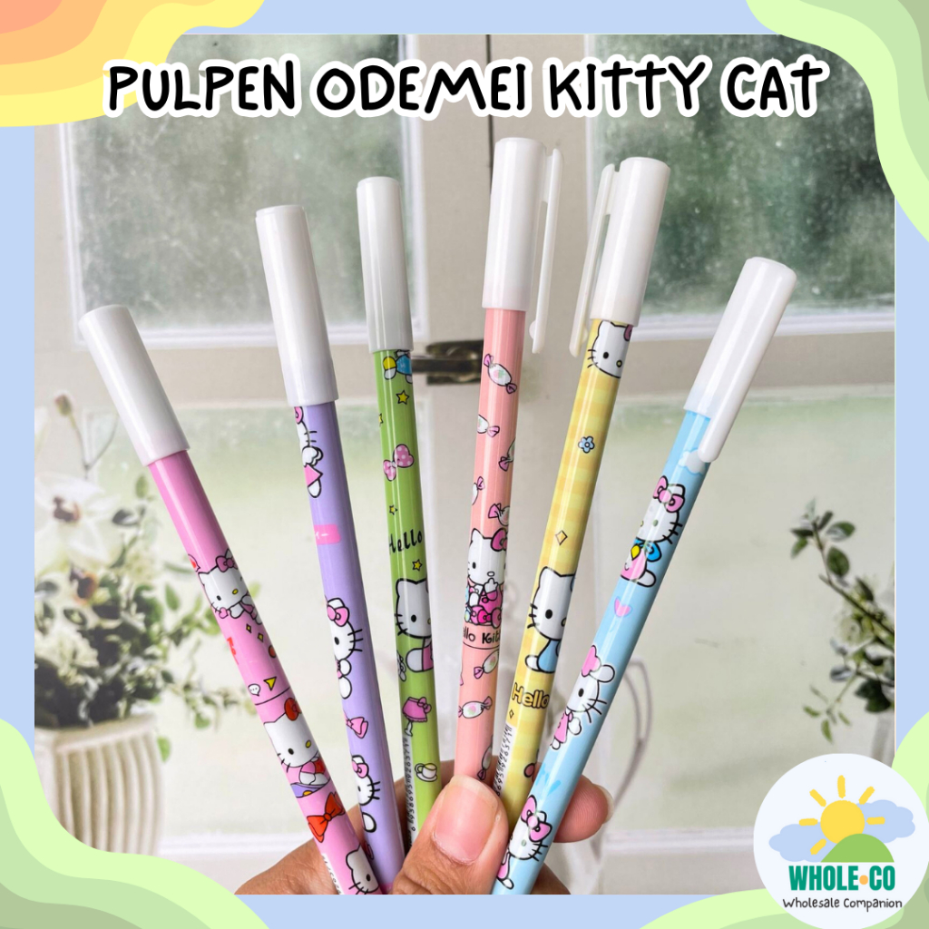

Pulpen Gel Kitty Cat Peach Premium Pastel Pink Warna Warni Lucu Unik Imut Termurah Grosir Cod