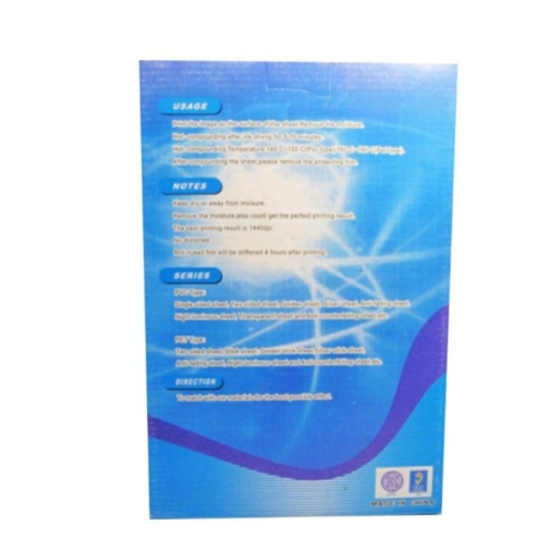 

rickydarman00 - PVC Id Card A4 Instan 0.76 mm White || Bahan Kertas PVC -25 set