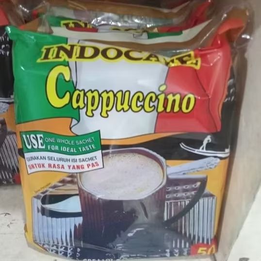 

Indocafe cappuccino pack isi 50pcs