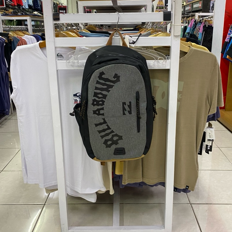 Tas Ransel Backpack Billabong Norfolk Pack Black Tan Original