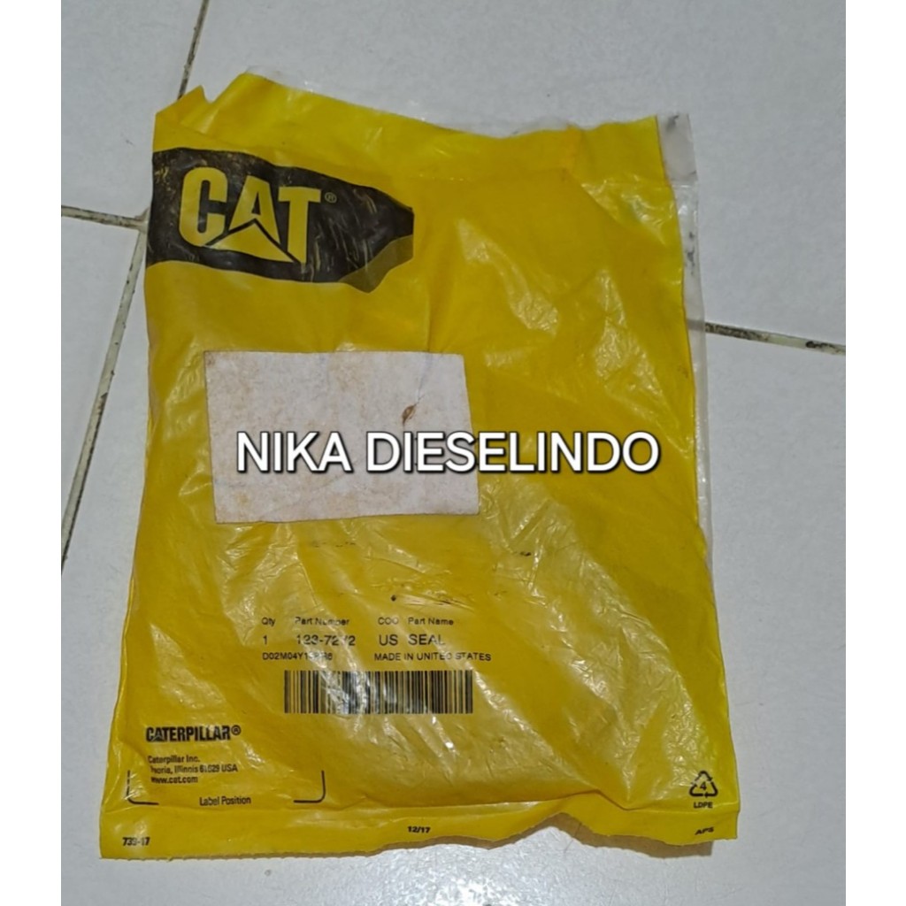 SEAL 123-7272 GENUINE CATERPILLAR